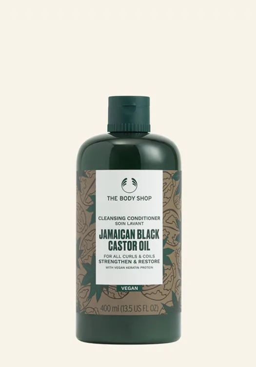 THE BODY SHOP Shampoo | Vedi Tutti Capelli-Balsamo Detergente olio di Ricino Nero Giamaicano