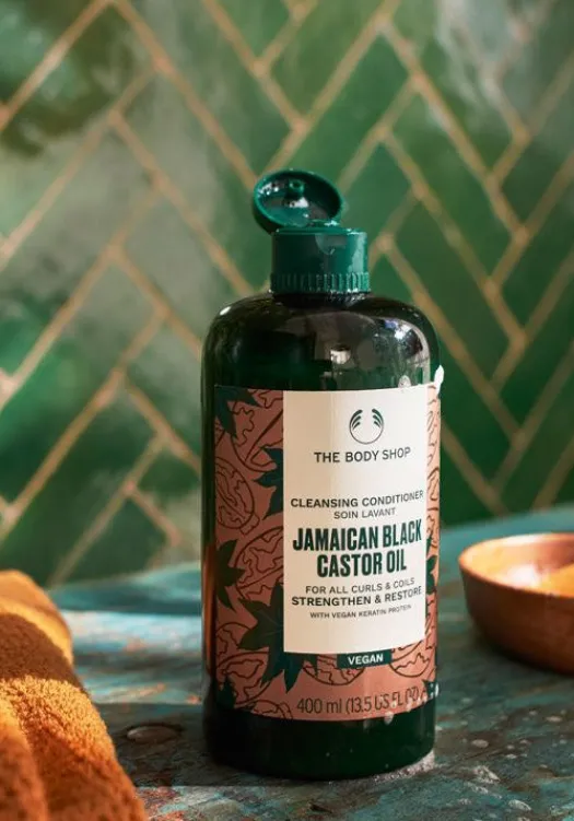 THE BODY SHOP Shampoo | Vedi Tutti Capelli-Balsamo Detergente olio di Ricino Nero Giamaicano
