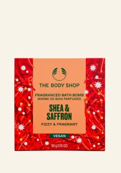 THE BODY SHOP Doccia Gel | Prodotti Corpo-Bomba Bagno Karité e Zafferano 50g