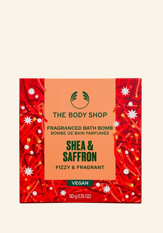 THE BODY SHOP Doccia Gel | Prodotti Corpo-Bomba Bagno Karité e Zafferano 50g