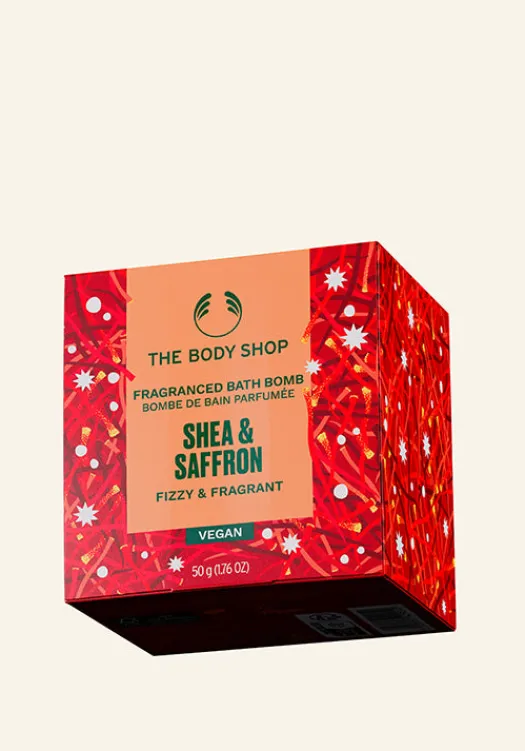 THE BODY SHOP Doccia Gel | Prodotti Corpo-Bomba Bagno Karité e Zafferano 50g