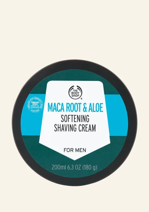 THE BODY SHOP Per Tipo Di Prodotto | La Pelle Maschile-Crema da Barba alla Radice di Maca & Aloe in Barattolo