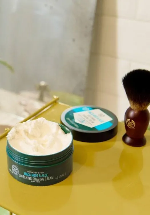 THE BODY SHOP Per Tipo Di Prodotto | La Pelle Maschile-Crema da Barba alla Radice di Maca & Aloe in Barattolo