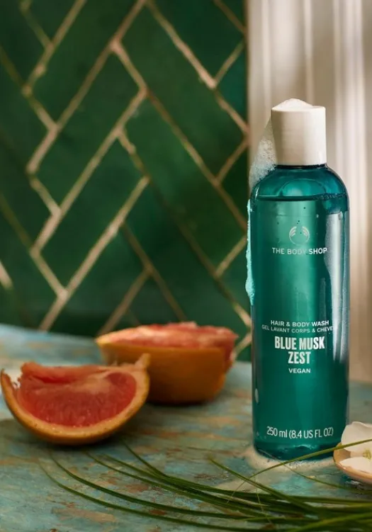 THE BODY SHOP Doccia Gel | Prodotti Corpo-Detergente Corpo & Capelli Blue Musk Zest