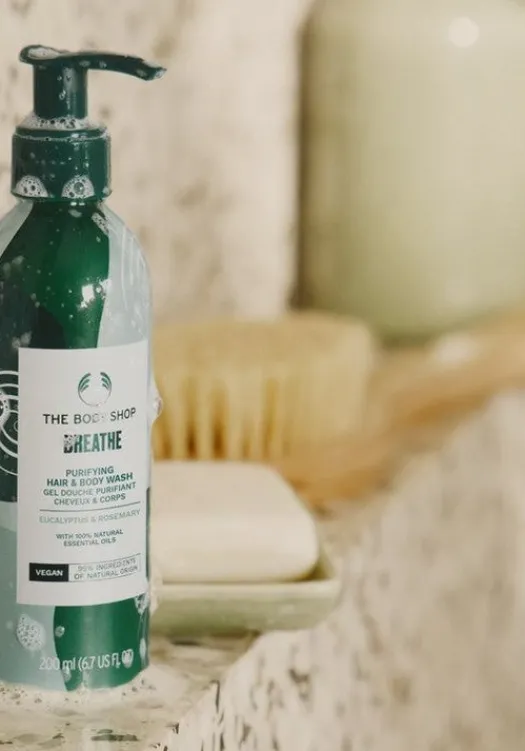 THE BODY SHOP Shampoo | Benessere & Massaggi-Detergente Corpo e Capelli Breathe