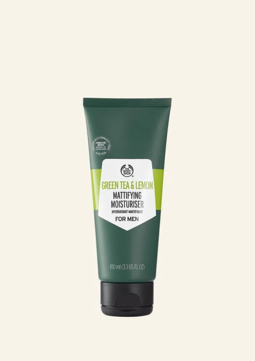 THE BODY SHOP La Pelle Maschile | Idratanti-Idratante Riequilibrante Viso alla Tè Verde e Limone