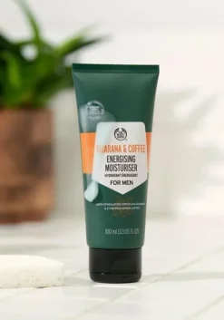 THE BODY SHOP La Pelle Maschile | Idratanti-Idratante Rivitalizzante Viso alla Guarana & Caffè