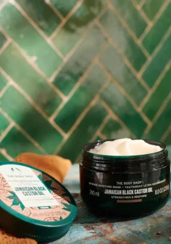 THE BODY SHOP Vedi Tutti Capelli-Maschera Idratante Intensa Olio di Ricino Nero Giamaicano
