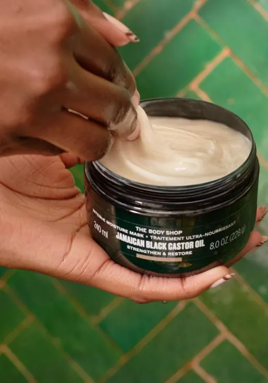 THE BODY SHOP Vedi Tutti Capelli-Maschera Idratante Intensa Olio di Ricino Nero Giamaicano