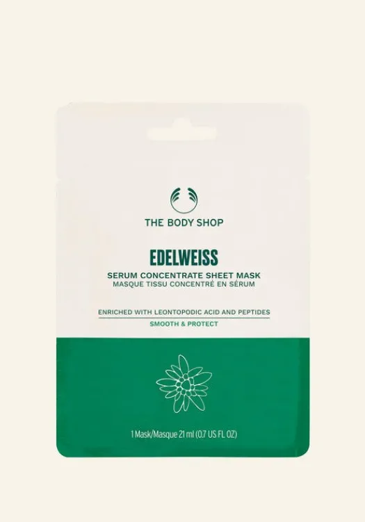 THE BODY SHOP Cura Della Pelle In Inverno | Maschere Viso-Maschera Tessuto Edelweiss