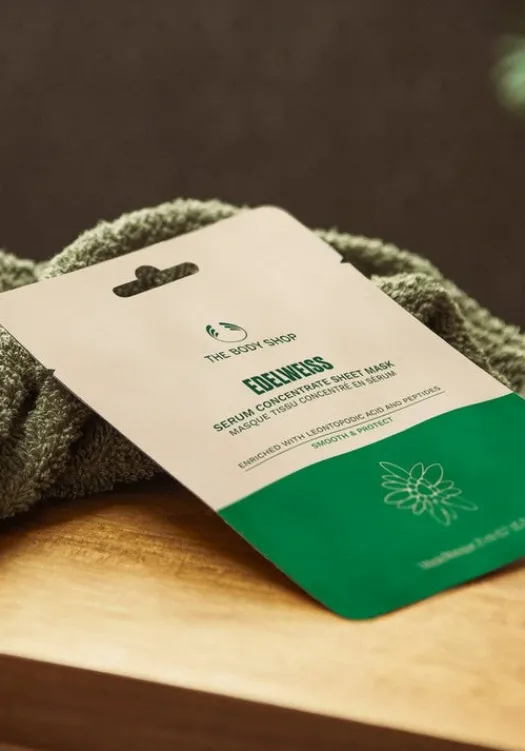 THE BODY SHOP Cura Della Pelle In Inverno | Maschere Viso-Maschera Tessuto Edelweiss