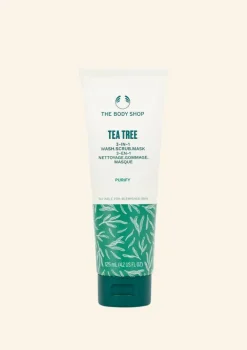 THE BODY SHOP Maschere Viso | Per Tipo Di Prodotto-Tea Tree 3-in-1: Detergente, Esfoliante e Maschera